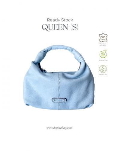 Queen Small Aqua Blue